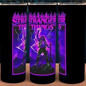 Stranger Things Purple Eddie Munson Tumbler